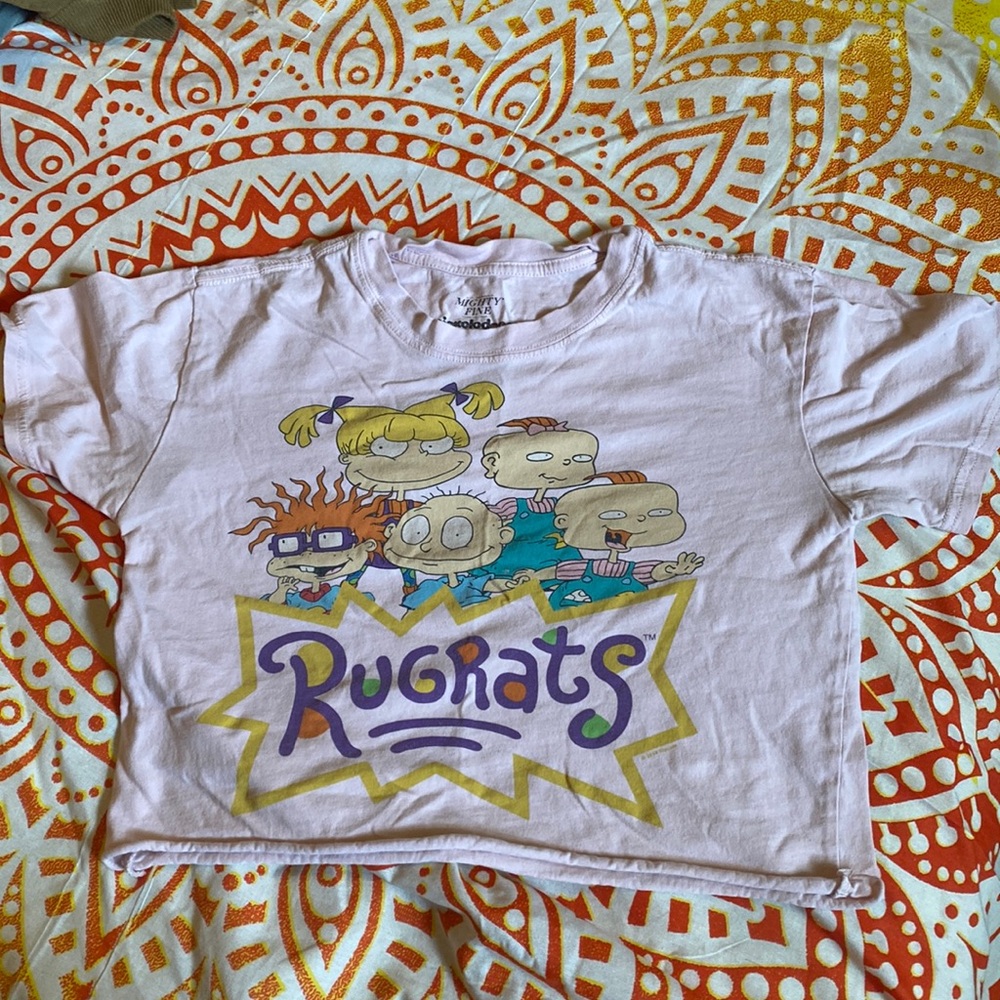 Baby Pink Rugrats crop top